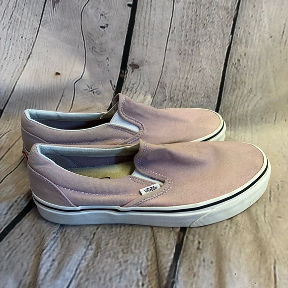 Vans Off The Wall Shoes Women's Size 8 Purple Slip On Skater Sneaker Men’s 6.5 - Picture 1 of 11